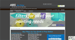 Desktop Screenshot of absairfilter.com